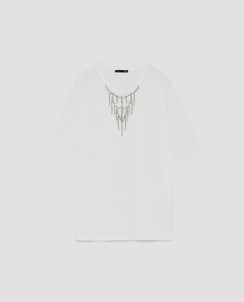 T-shirt Applicazione Brillantini