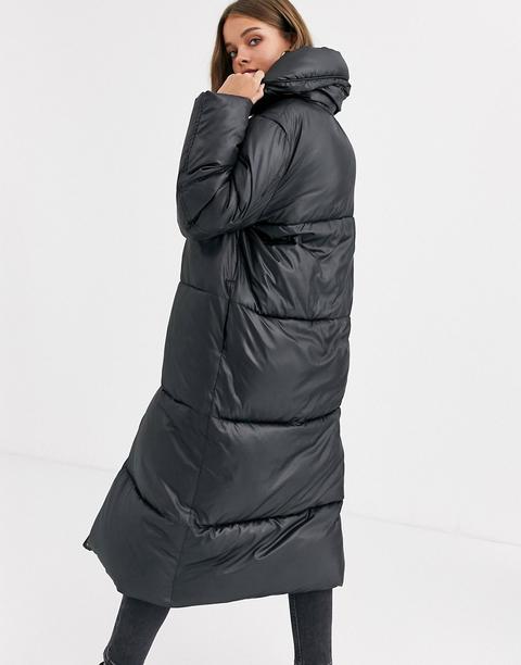asos design longline puffer jacket