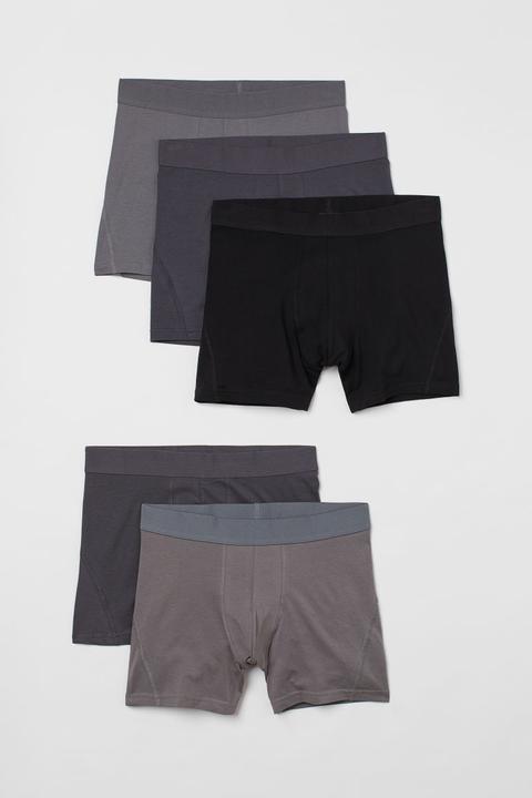 Pack 5 Calzoncillos Trunk - Gris