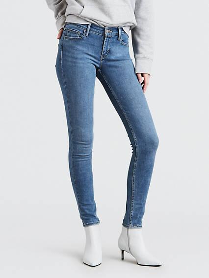 straight leg ripped jeans womens