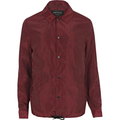 Burgundy Coach Jacket