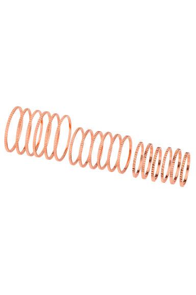 H & M - Anelli, 18 Pz - Arancione