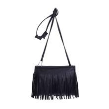 Bolso Faux Cuero Flecos