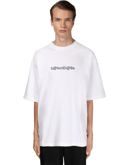 T-shirt Oversize En Coton "symbolic"