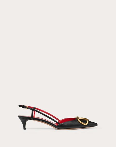 Décolleté Slingback Vlogo In Vitello 40mm