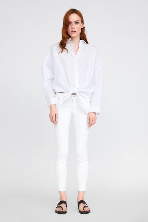 Jeans Zw Premium Skinny White Coated