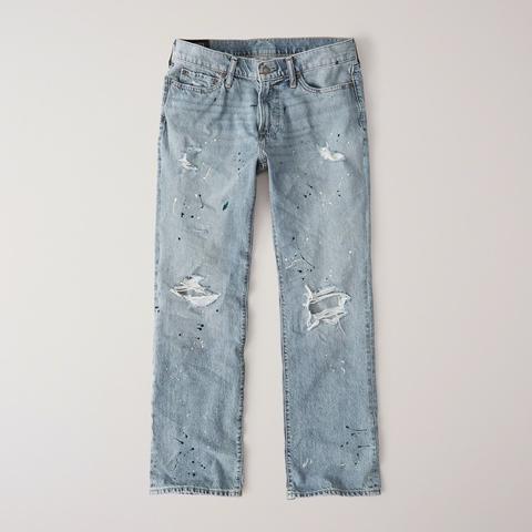 abercrombie and fitch mens bootcut jeans