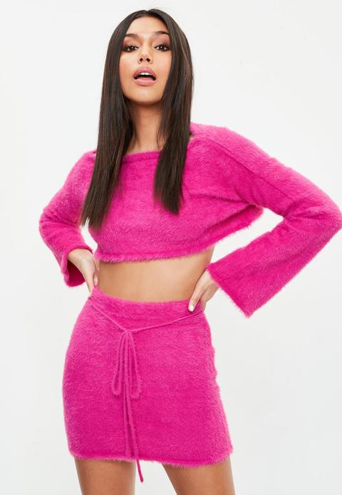 Missguided pink deals fluffy skirt