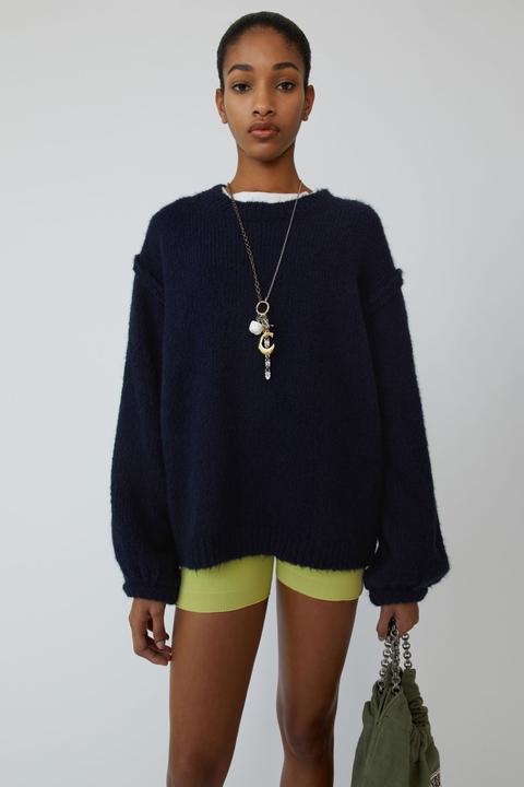 Pull Oversize Bleu Marine