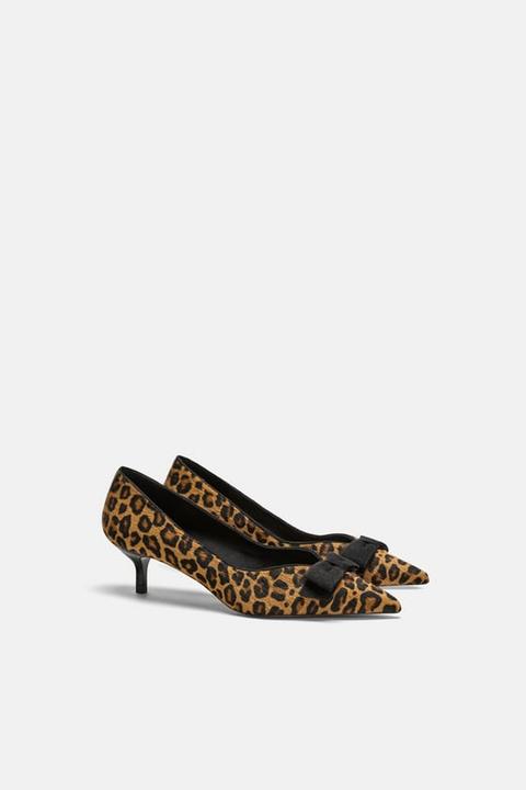 Zapato Piel Leopardo