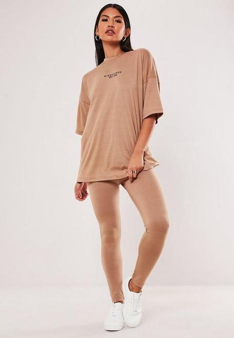 Oversized T-Shirt And Leggings Set