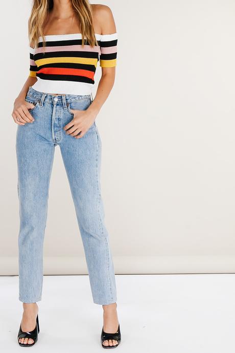 Power Of Will Off-shoulder Knit Top