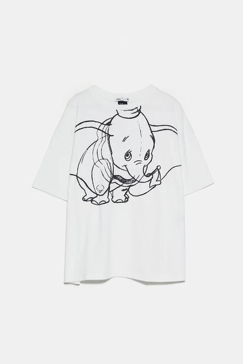 perdonar Agencia de viajes Leia Camiseta Dumbo ©disney de Zara en 21 Buttons