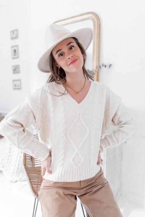 Pull Achille Beige