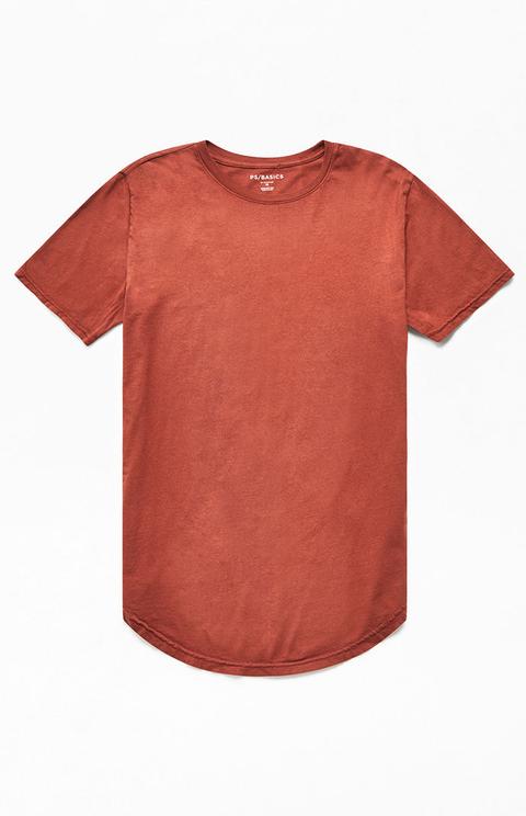 Ps Basics Solid Scallop T-shirt