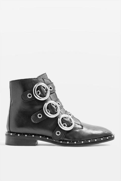 alfie buckle ankle boots