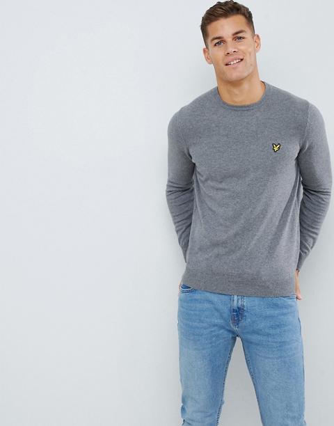 Jersey Gris De Algodón De Lyle & Scott