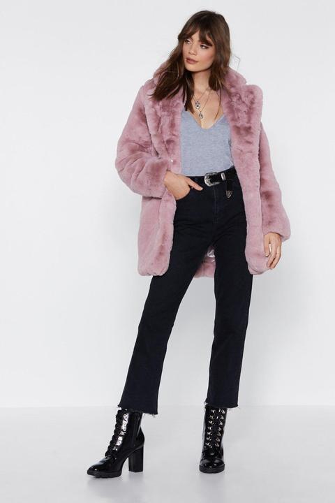 Surfin' Bird Faux Fur Coat