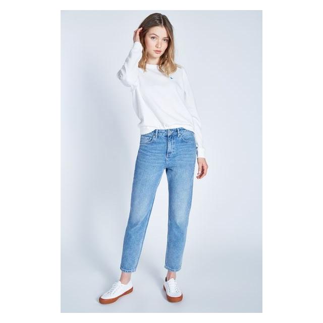 slim straight crop jeans