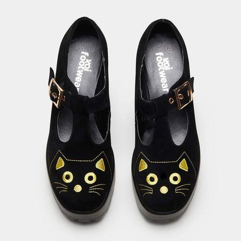 cat face loafers