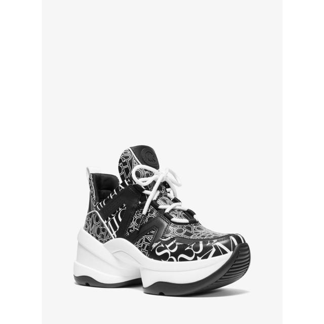 michael kors olympia trainer black
