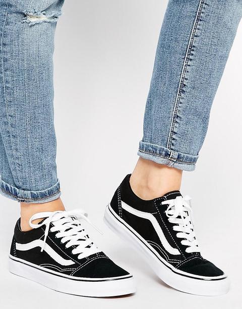 Vans Old Skool Classic Trainers In Black