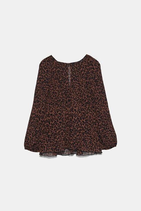 Blusa Estampado Animal