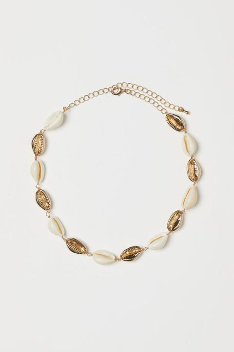 Kette Mit Muscheln - Gold - Damen