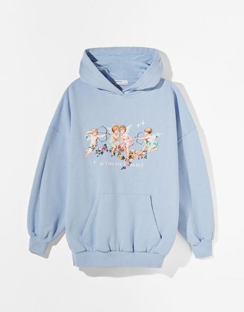 Sudadera Capucha Print