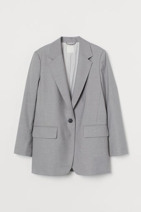 Blazer Oversize - Gris