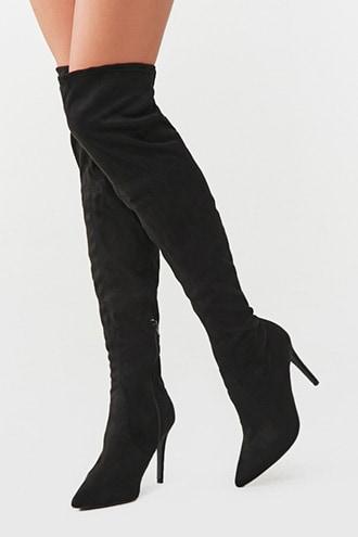 Forever 21 Over-the-knee Stiletto Boots 