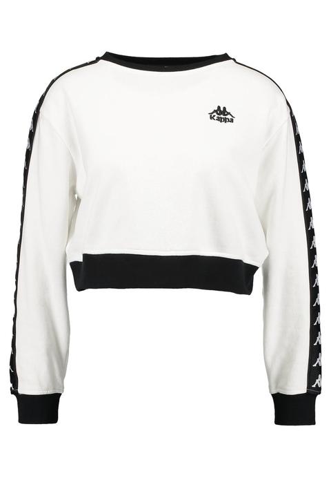 Kappa Authentic Felpa White/black