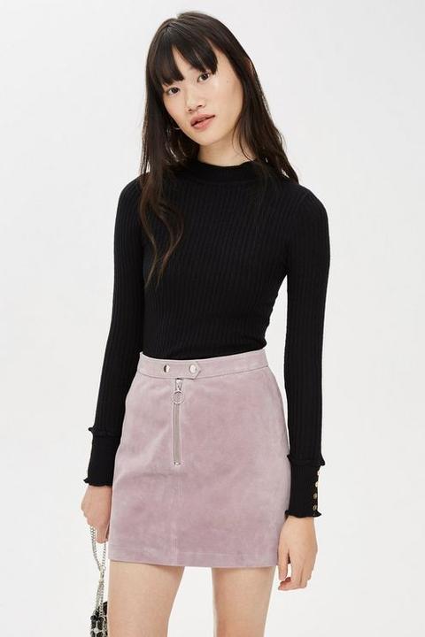 Womens Mini Cable Knit Jumper - Black, Black