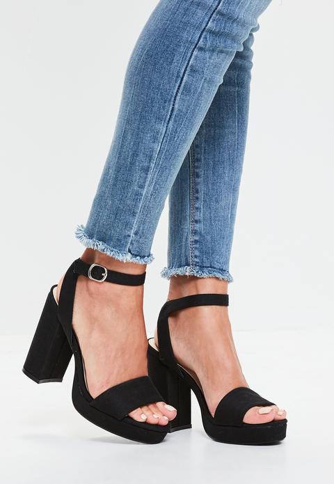 Black Platform Sandals