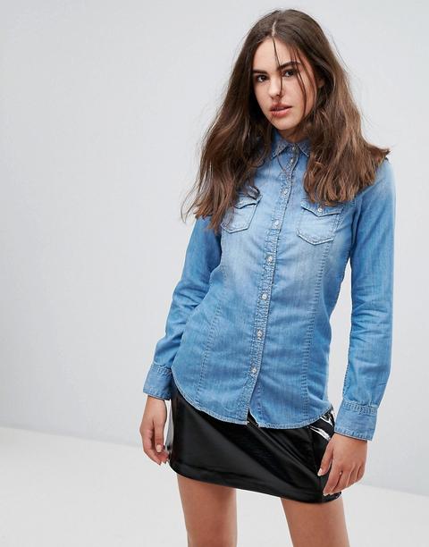 Pepe Jeans - Periwinkle - Camicia Di Jeans - Blu