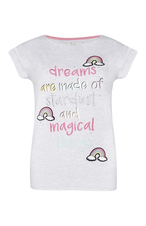 Top Del Pigiama Con Unicorno