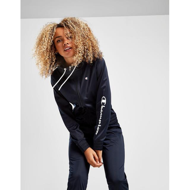 Plante pence Streng Champion Script Logo Tracksuit - Navy - Womens from Jd Sports on 21 Buttons