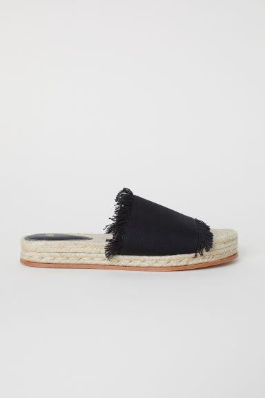 H & M - Sandalias - Negro