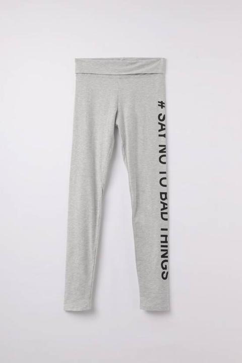 Leggings Scritta Laterale