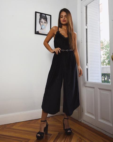 Velvet Black Jumpsuit