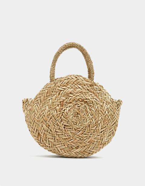 Round Basket With Handle