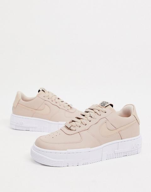 Nike Air Force Pixel In Beige-neutral