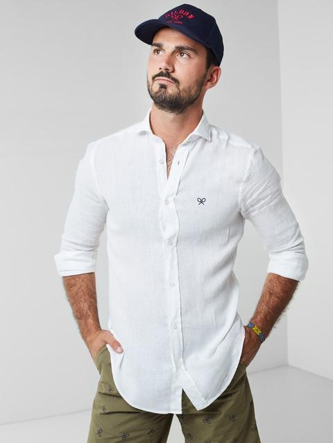 Camisa Lino Blanca