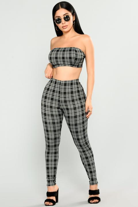 As If Vibez Pant Set - Black