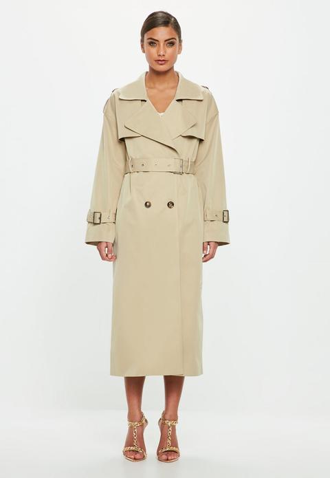 Camel Trench Coat, Nude
