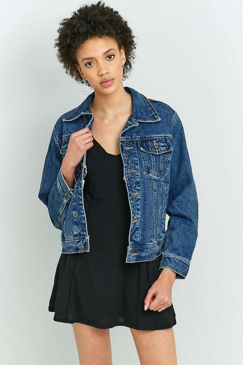 Urban Renewal Vintage Customised Seamed Denim Jacket