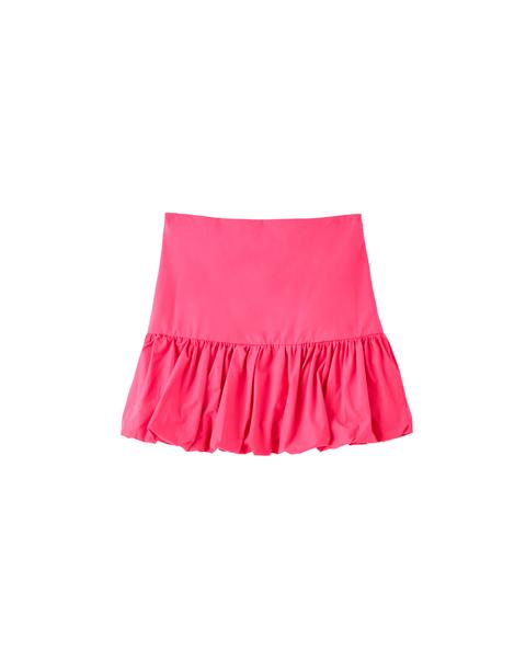 Minifalda Fucsia Corte Globo