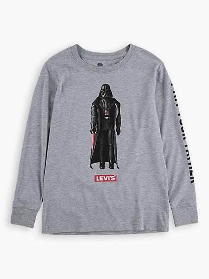 Levi's® X Star Wars I Am Your Father Tee Long Sleeved Teenager Gris / Grey Heather