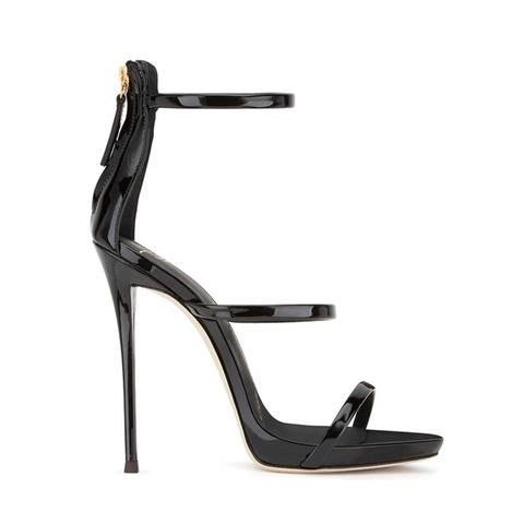 Phola Patent Leather Stiletto High Heel Floss Sandals