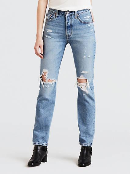 women's original levi 501 jeans